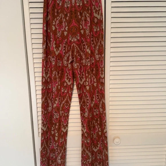 Sezane Dany Trousers Pink - Size S - Picture 3 of 5